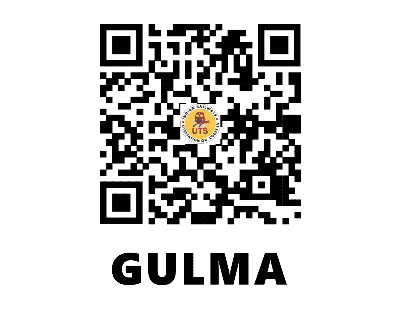 UTS QR Code for GULMA - GLMA (NF - WEST BENGAL)